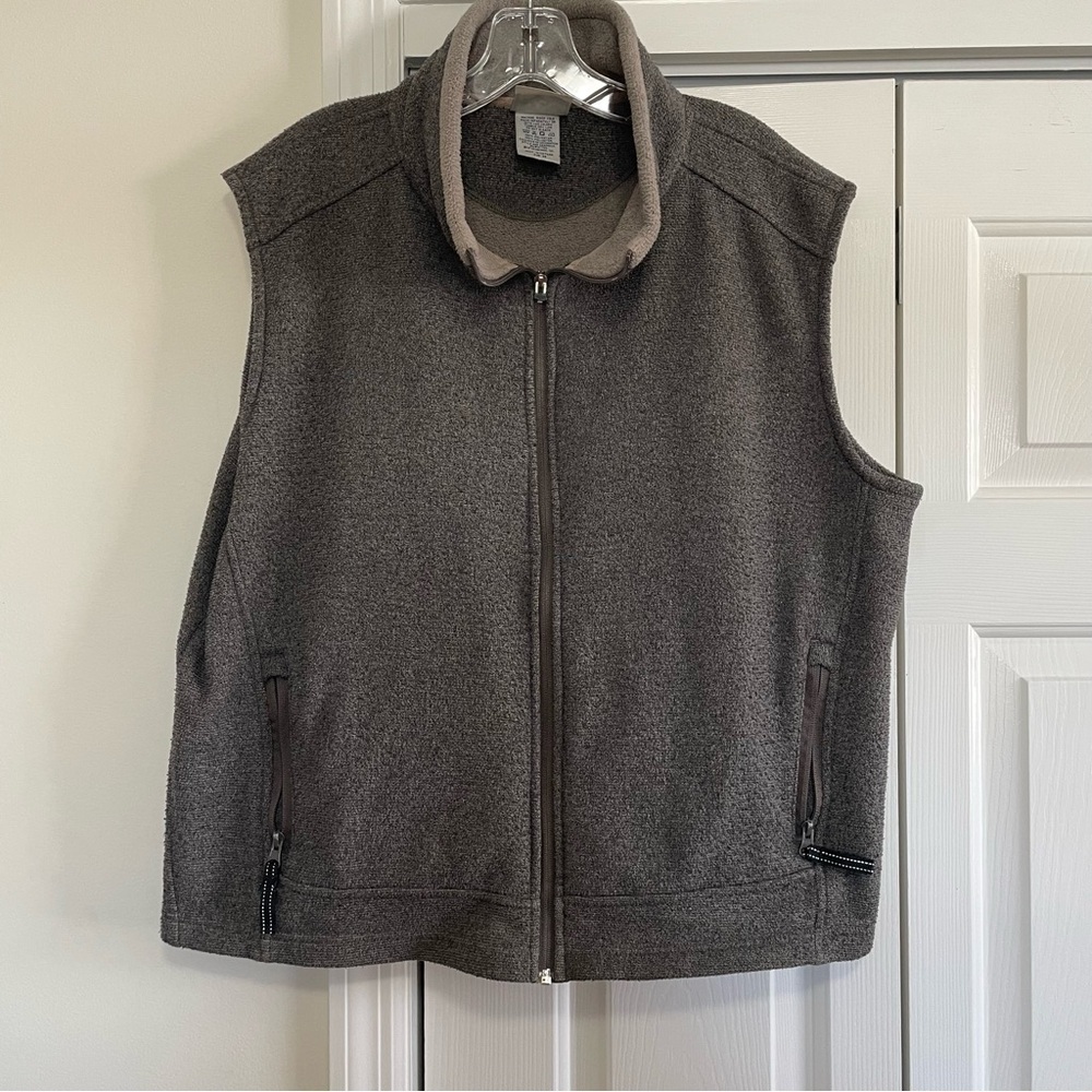 Vintage Men's Lee Sweater Vest with Zipper Size Medium